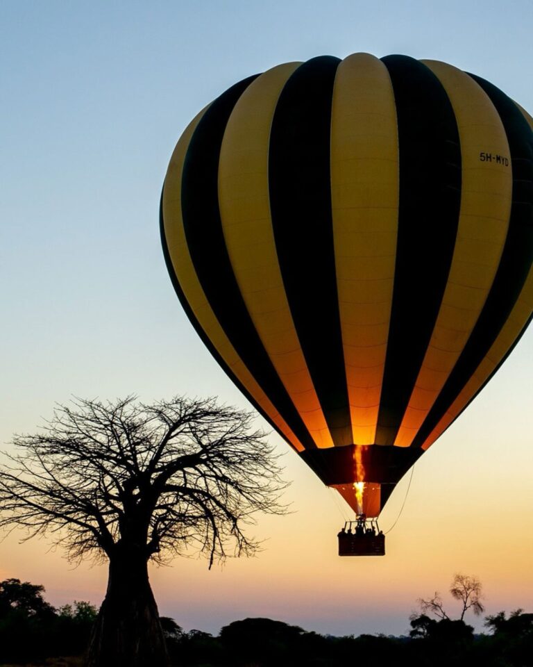 Hot Air Balloon in Zanzibar