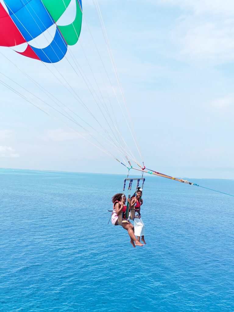 Parasailing in Zanzibar