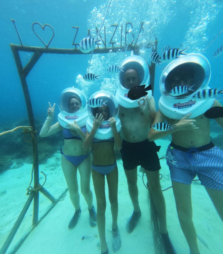 Underwater Sea Walking in Zanzibar