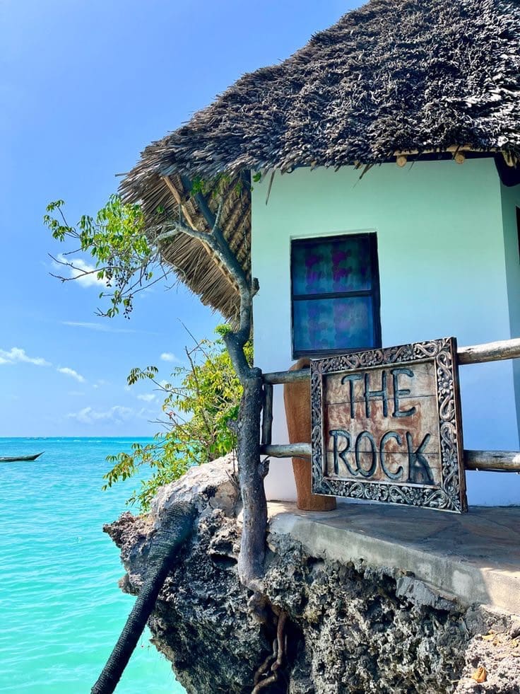The Rock & Kae Funk Beach Club in Zanzibar